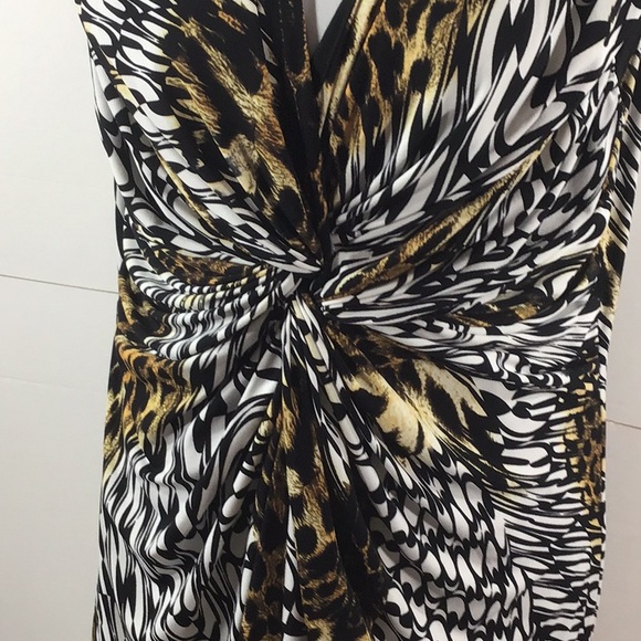 Chico’s mixed pattern twist knot dress - Picture 3 of 9